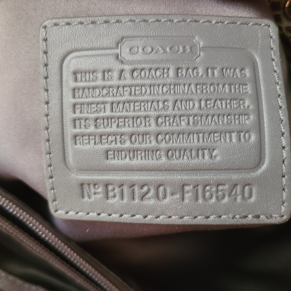 COACH PENELOPE VINTAGE TOTE EUC - Picture 11 of 11